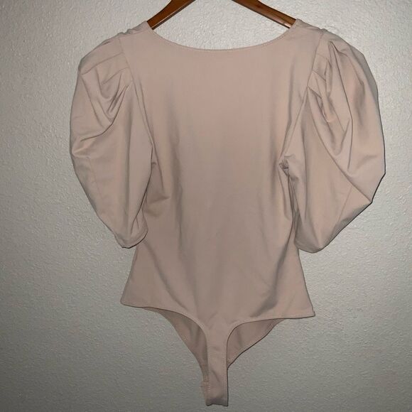 NEW Free People Va Va Voop Puffed Sleeve Bodysuit size S - Picture 7 of 7